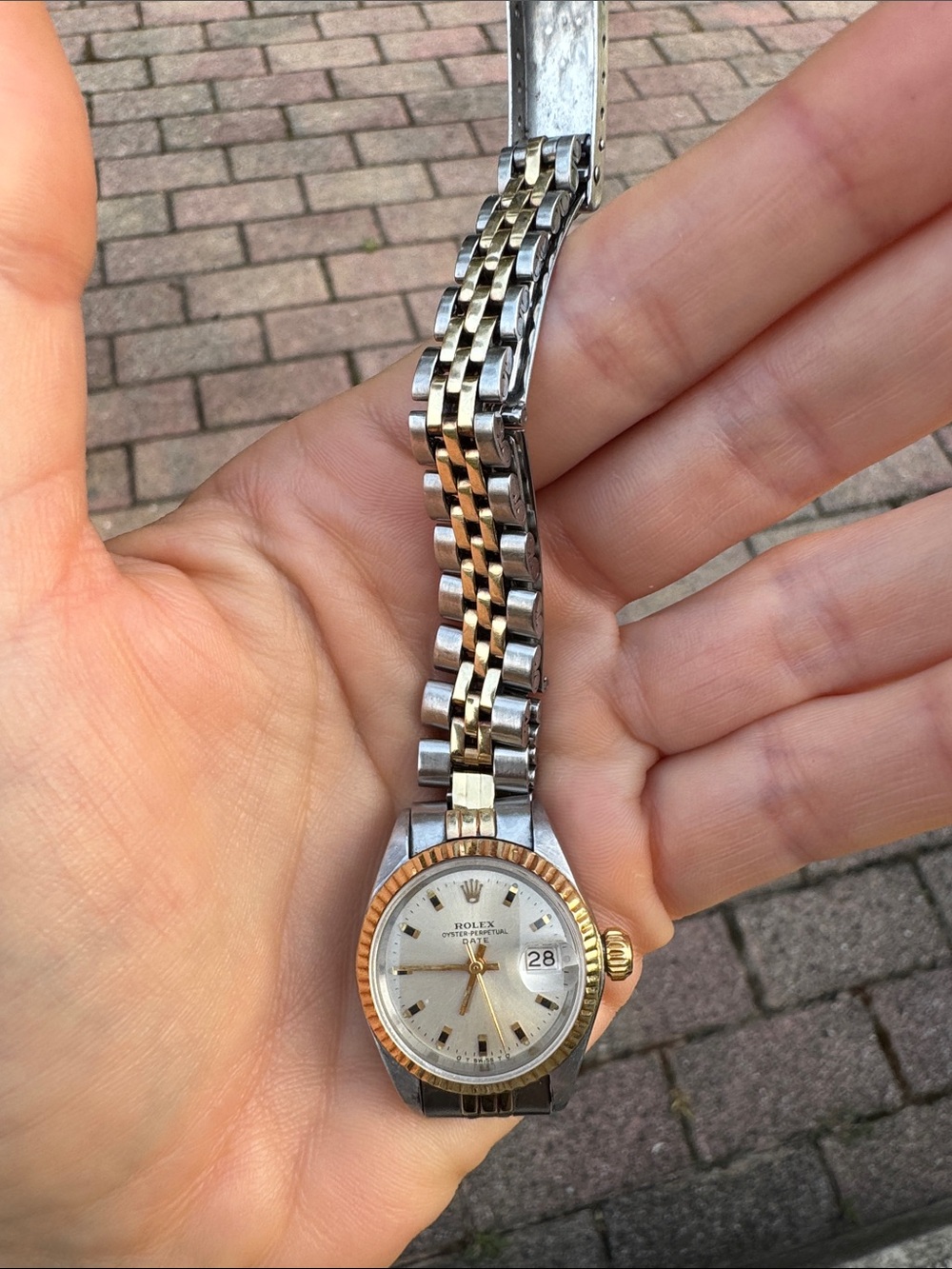 Rolex Two-Tone Gold and Silver Ladies Datejust Watch - Picture 2 of 10